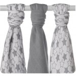 Kikko Bambusové pleny XKKO BMB 70 x 70 Little Stars Silver MIX 3 ks – Zbozi.Blesk.cz