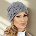 Krumlovanka dámská zimní čepice W-0198/983M šedá melange – Hledejceny.cz
