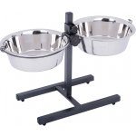Stojan včetně 2 misek 2 x 2,8 l 25 cm do 50 cm – Zboží Dáma