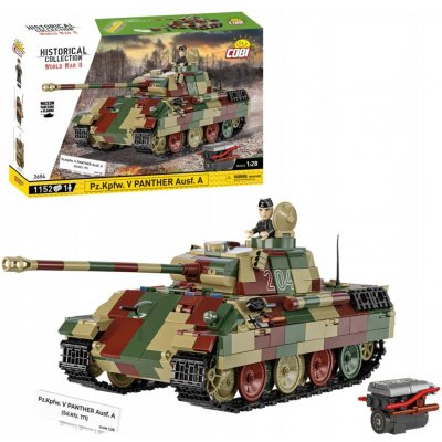 COBI 2654 World War II Německý střední tank Pz.Kpfw. V Panther Ausf. A 1:28 – Zboží Dáma