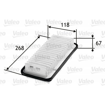 Vzduchový filtr VALEO 585125 – Hledejceny.cz