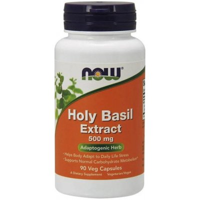 Now Foods Foods Bazalka Holy Basil Extract 500 mg 90 veg kapslí – Hledejceny.cz