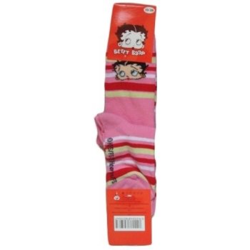 Betty Boop Originální dětské ponožky pro holky růžové