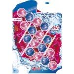 Bref Power Aktiv WC blok tuhý WC blok Flower blossom 4 x 50 g – Zboží Dáma