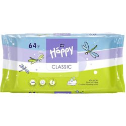 Bella Happy Baby Classic vlhčené ubrousky 64 ks