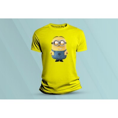 Sandratex dětské bavlněné tričko Mimoni 6. žlutá