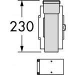 Vaillant trubka odkouření koaxiální s revizním otvorem 60/100 x 230 mm 303918 – Hledejceny.cz