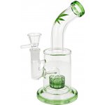 Super Heroes Skleněný bong s perkolací Green 21cm – Zboží Dáma