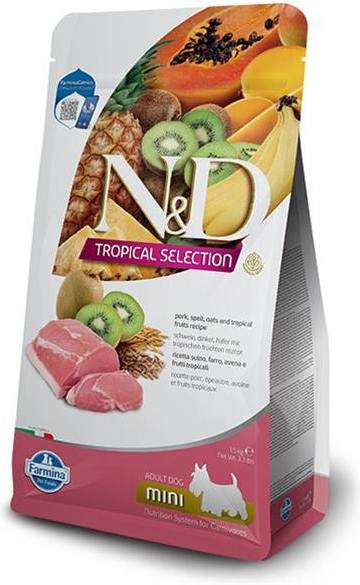 N&D dog Tropical Selection AG adult mini pork 5 kg