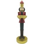 Clayre & Eef Vánoční dekorace socha Louskáček s podnosem - 14*11*40 cm – Hledejceny.cz