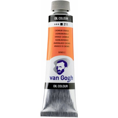 Van Gogh olejová barva 40 ml 211 cadmium orange – Hledejceny.cz