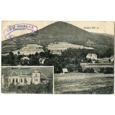 VELKÉ KUNČICE pod Radhoštěm. Hotel Skalka. 1912. – Zboží Dáma