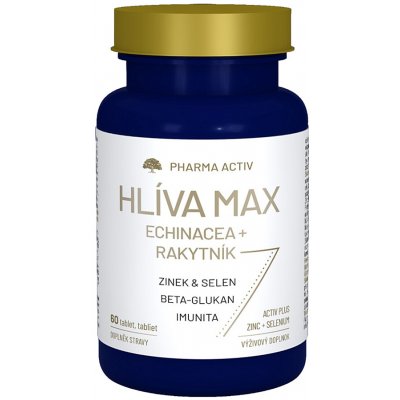 Pharma Activ Hlíva Max Echinacea + Rakytník 60 tablet – Hledejceny.cz