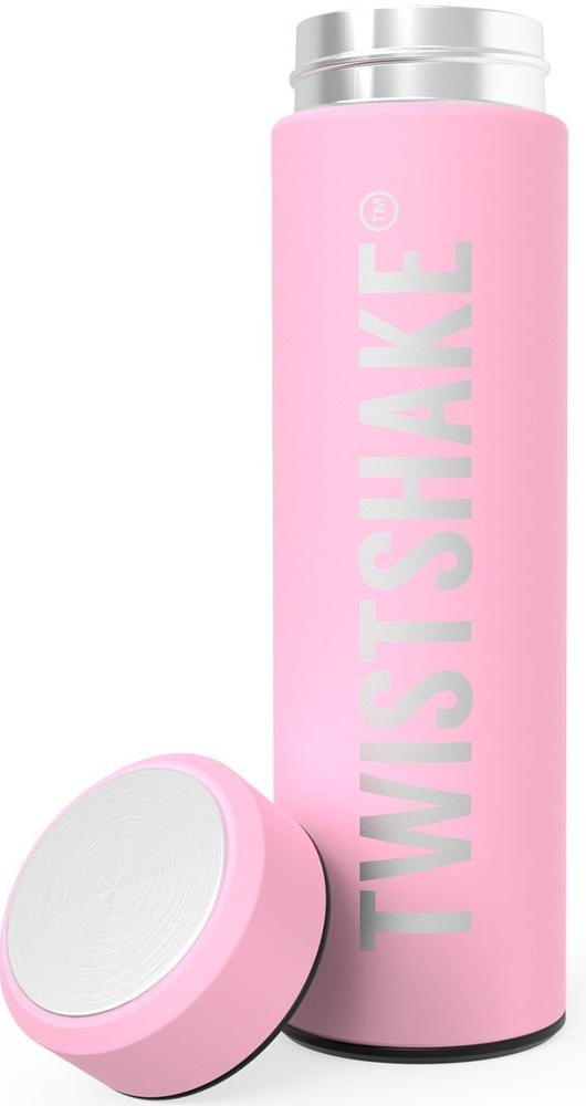Twistshake Termo para Agua Frío y Caliente Rosado - Unidad de 420 ml