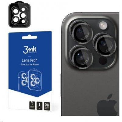 3mk Lens Pro ochrana kamery pro Apple iPhone 15 Pro, Graphite 3mk 477832 5903108530019 – Zboží Živě