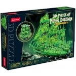 CubicFun 3D Puzzle Pirátská loď Létající Holanďan 360 ks – Hledejceny.cz