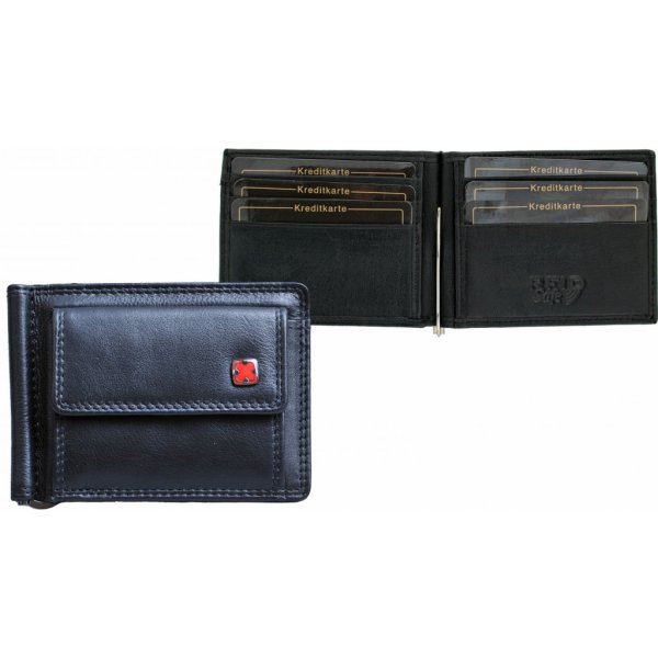 Peněženka Neus Pánská kožená peněženka dolarka s RFID Safe LBC 112
