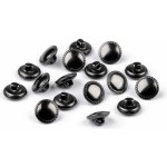 Kovový knoflík velikost 20" Varianta: 2 nikl černý, Balení: 50 ks – Sleviste.cz