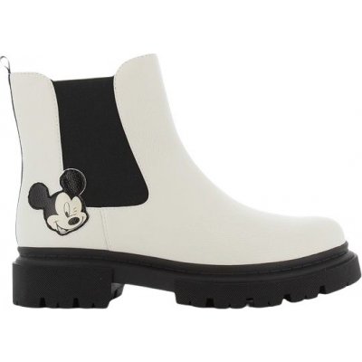 Mickey Mouse kotníkové boty bílé – Zboží Mobilmania