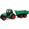 Auta, bagry, technika Lena Auto Truckies traktor s vlečkou plast 32 cm s figurkou