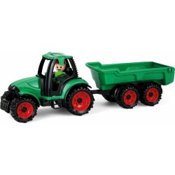 Lena Auto Truckies traktor s vlečkou plast 32 cm s figurkou