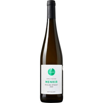 Vinařství Špalek Menhir Ryzlink rýnský Bio Pozdní sběr suché 2020 12% 0,75 l (holá láhev) – Zboží Mobilmania