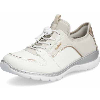 Rieker Dámské polobotky L3294-80 bílá S6 – Sleviste.cz