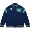 Pánská bunda Mitchell & Ness Hartford Whalers NHL Heavyweight Satin Jacket