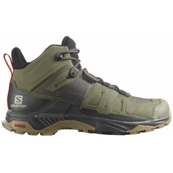 Salomon X Ultra 4 Mid Wide Gtx M L41739900 deep lichen green peat kelp