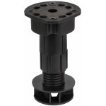 Walteco Soklová noha NR 04, 80-120 mm 200 kg, plast, černá , 50000 – Zboží Mobilmania