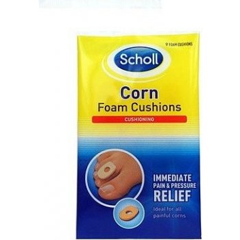 Scholl Corn Cushions Foam ochranný polštářek na kuří oka a citlivá místa 9 ks