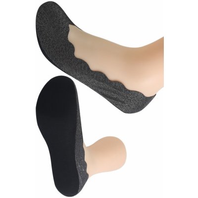 Dámské brokátové ponožky baleríny ST-52 černá – Zboží Mobilmania