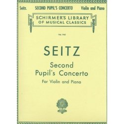 Friedrich Seitz Pupil's Concerto No. 2 in G Major, Op. 13 noty na housle, klavír