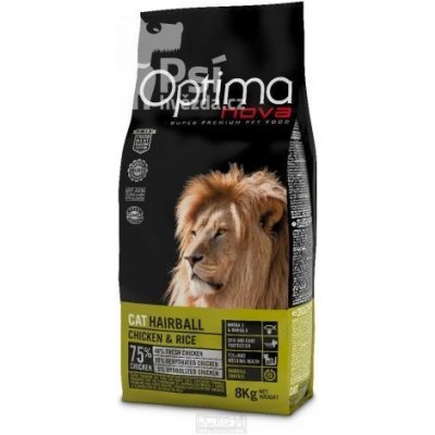 OPTIMA nova Cat HAIRBALL 8 kg – Hledejceny.cz