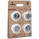 Walteco Set nábytkových knopek Kormidlo a Maják průměr 40 mm bílá 4 ks 7728 – Hledejceny.cz