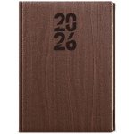 Ctirad Wood A5 Denní 2026 hnědá – Hledejceny.cz
