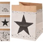 H&L Papírový košík 20cm, hvězda, vánoční – Hledejceny.cz