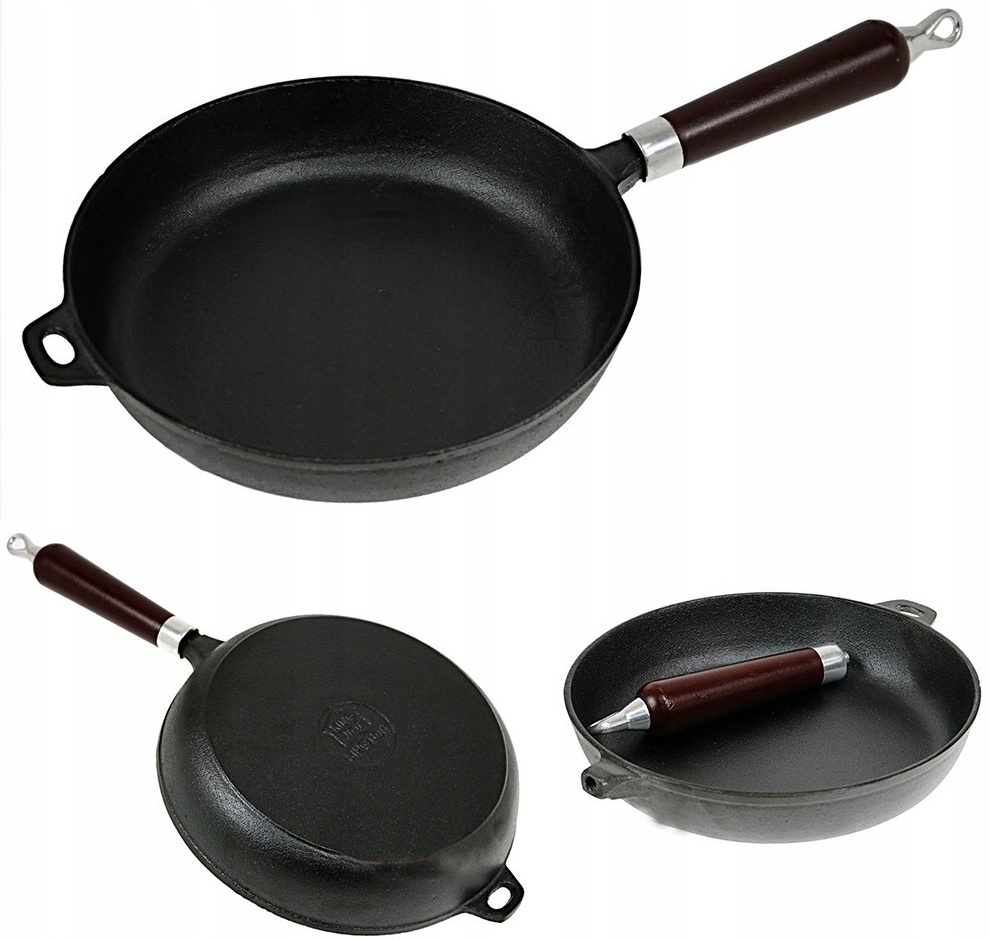 Kinghoff Tradiční pánev Fry Pan litinová 28 cm