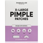 Breakout+aid XL Náplasti na ošetření problematické pleti s kyselinou salicylovou a retinolem 5 ks – Sleviste.cz