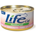 LifeCat Natural Adult Tuňák s krevetami 12 x 85 g – Hledejceny.cz