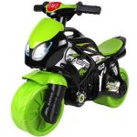 Teddies motorka zeleno-černá plast na baterie se světlem se zvukem v sáčku 36x53x74cm – Zboží Dáma