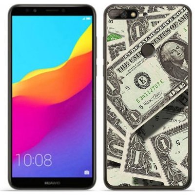 Pouzdro mmCase gelové Huawei Y7 Prime (2018) - americký dolar – Zboží Mobilmania