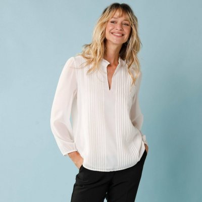 Halenka se sámky, pro menší postavu režná – Zboží Dáma