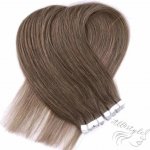 Vlasové PU pásky MINI Tape in na prodlužování vlasů 50cm 10A popelavá blond – Zboží Mobilmania