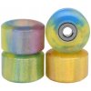 Fingerboardy Teak Tuning Apex 77D Urethane Fingerboard Wheels Geode Series 4ks Mystic Topaz