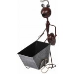 Dekorace MagicHome Mecco 4212, Mravenec s vozíkem, 46 cm, plech ST8090671 – Hledejceny.cz