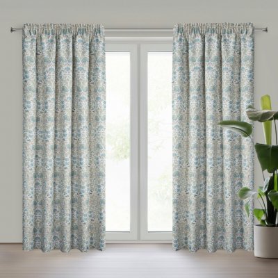 EUROFIRANY ZÁVĚS NA PÁSCE ASHLEY 135X270 CM VZOROVANÁ – Hledejceny.cz
