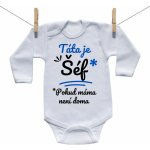 Boodyy Body s dlouhým rukávem Táta je šéf – Zboží Mobilmania