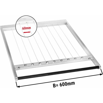 G.Gastro Rám pro dvojitý kráječ na pralinky - rozteč drátů: 60 mm - D9786663 – Hledejceny.cz