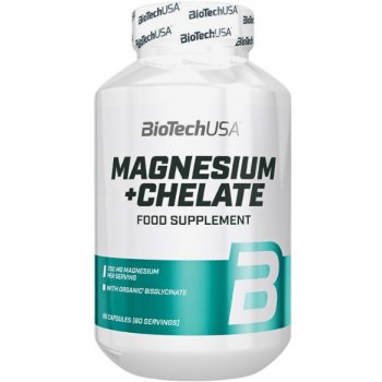 Biotech USA Magnesium + chelate 60 kapslí